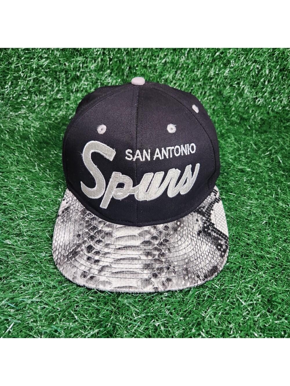Rare Mitchell & Ness x Just Don RSVP Gallery San Antonio Spurs Python Brim Hat